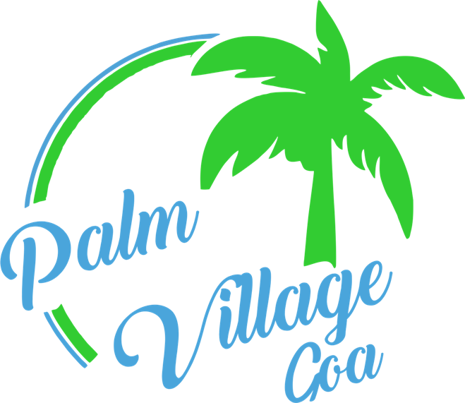 Palm Village Goa Clipart (659x571), Png Download