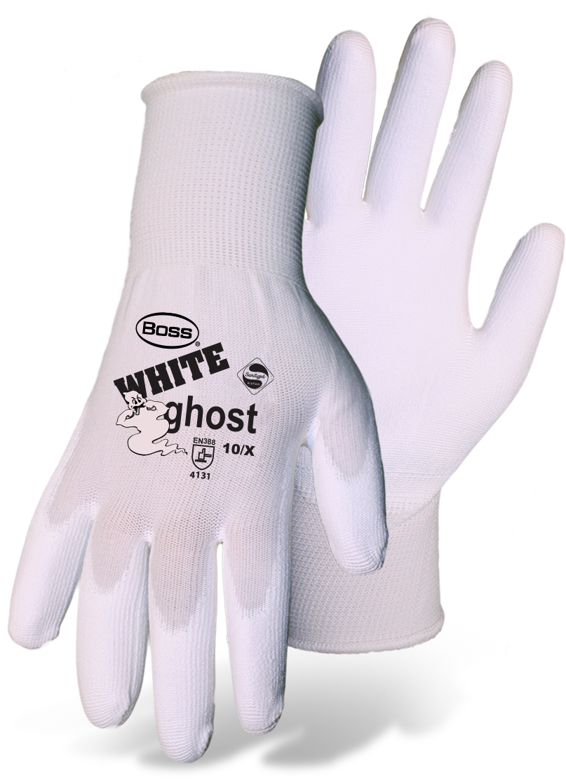 Boss® White Ghost Palm Dip With Color Coded Hem Knit Clipart (826x1136), Png Download