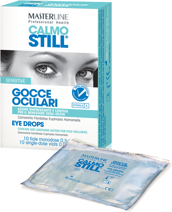 Eye Drops - Cornflower Eye Drops Clipart (555x683), Png Download