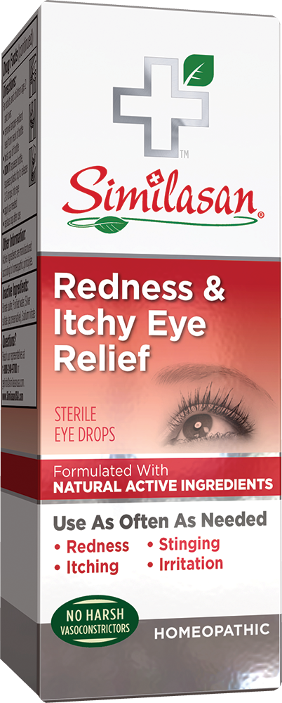 Redness & Itchy Eye Relief Sterile Eye Drops - Similasan Clipart (402x1000), Png Download