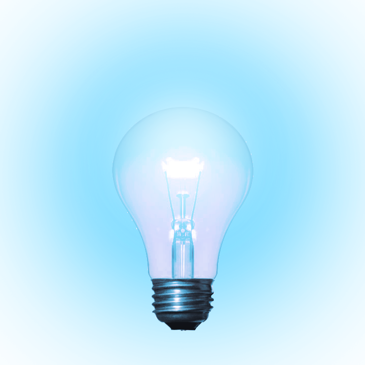 Illuminating Investigations - Light Bulb Clipart (720x720), Png Download