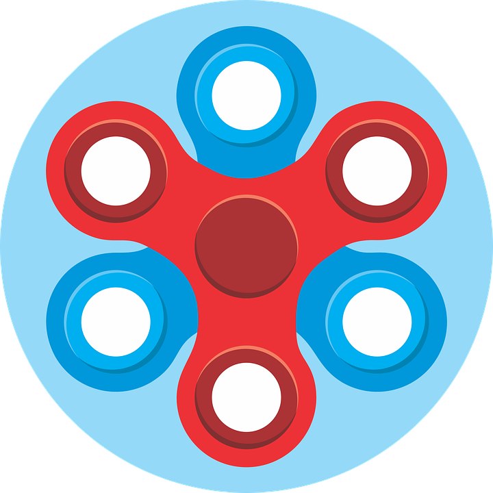 Hand Spinner Spinner Color Colorful Colors - Спиннер С Png Clipart (720x720), Png Download