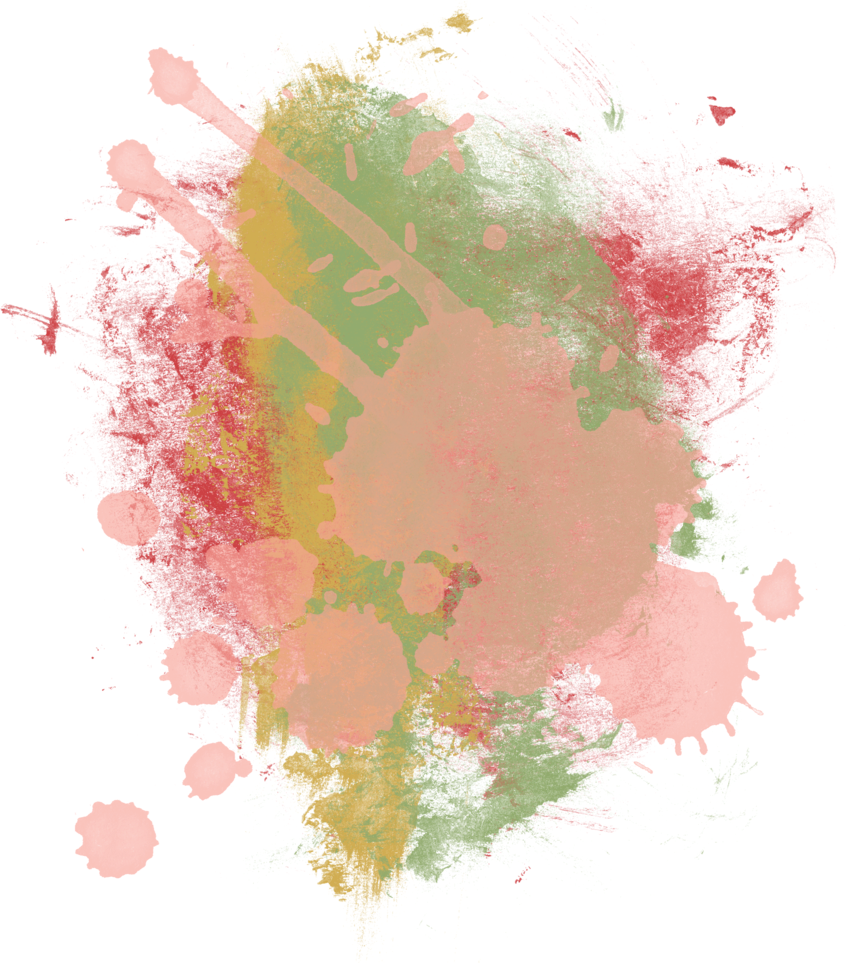 Color Multicolor Effect Splash Blots - Visual Arts Clipart (860x963), Png Download