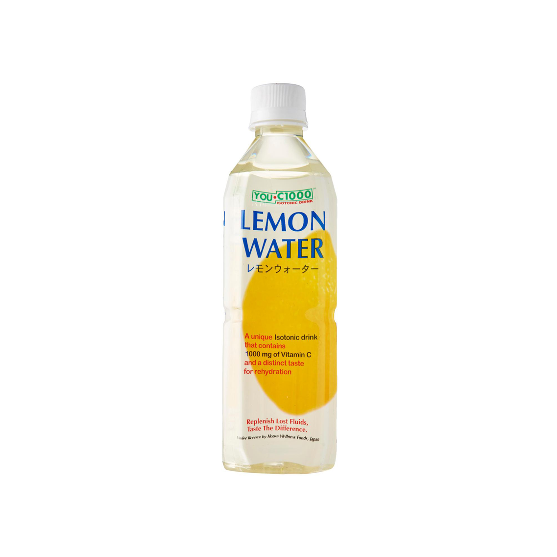 C1000 Lemon Water 500ml Clipart (1280x1280), Png Download
