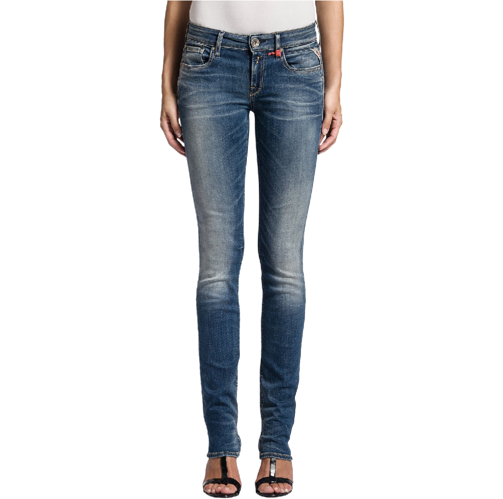 Replay Women S Vicki Straight Jeans Blue Blue Denim - Replay Straight Jeans Women Clipart (1001x992), Png Download