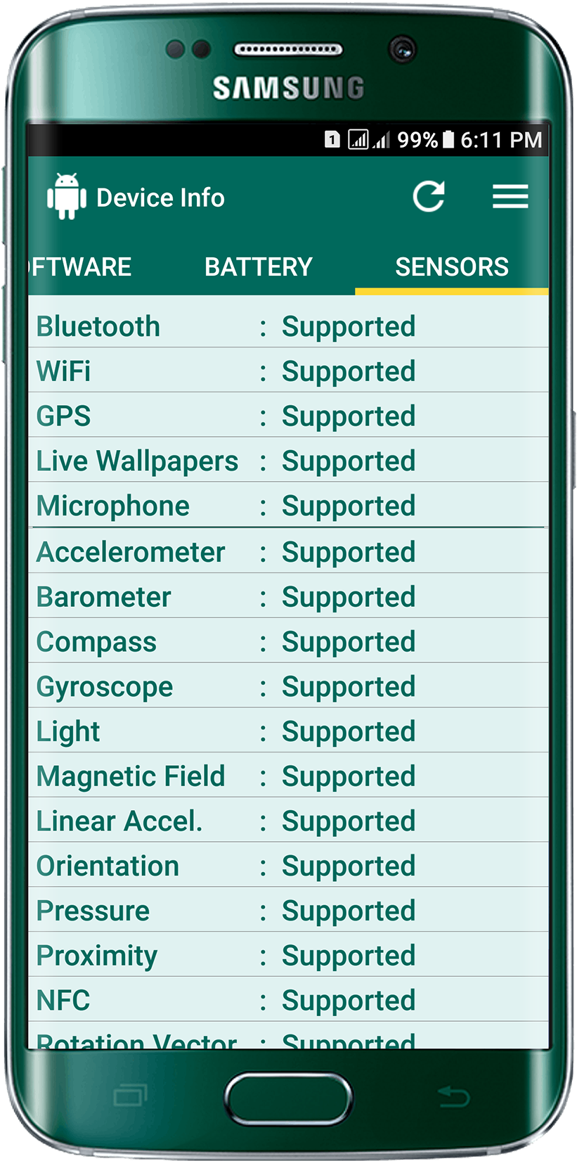 Samsung Galaxy Clipart (1080x1920), Png Download