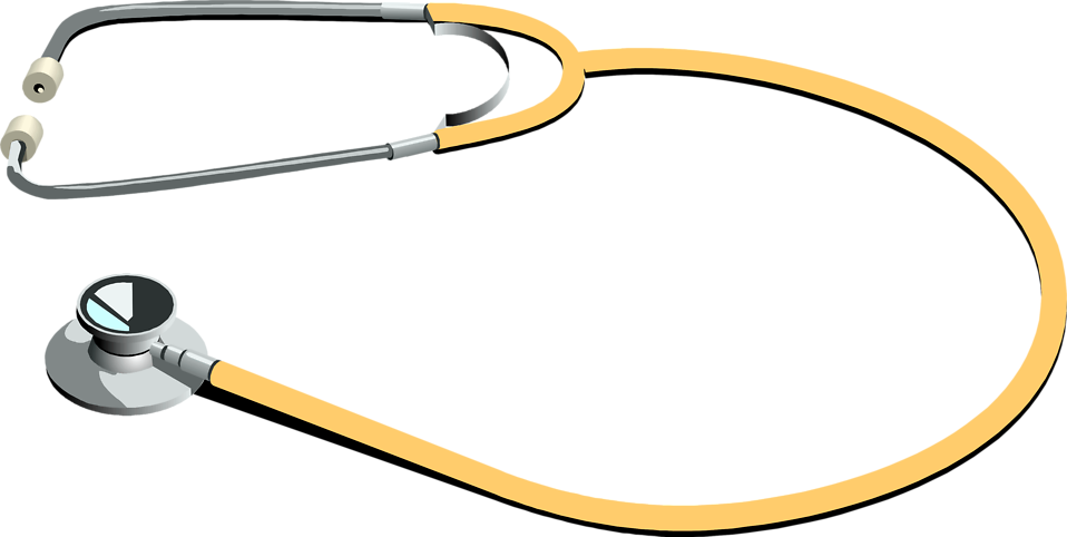 Stethoscope Clipart - Stethoscope Illustration - Png Download (958x482), Png Download