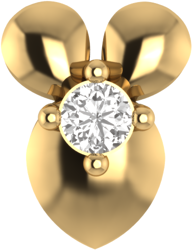 Diamond Nose Pin - Locket Clipart (700x700), Png Download