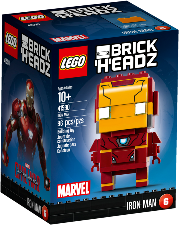 Iron Man Brickheadz Clipart (1200x900), Png Download