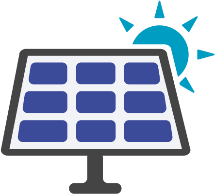 Icon Work Solar - Solar Vector Png Clipart (600x600), Png Download