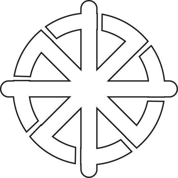 Buddhism - Gold Dharma Wheel Clipart (572x572), Png Download