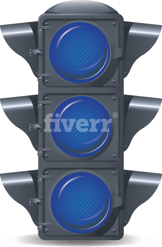 Big Worksample Image - Traffic Light Clipart (565x857), Png Download