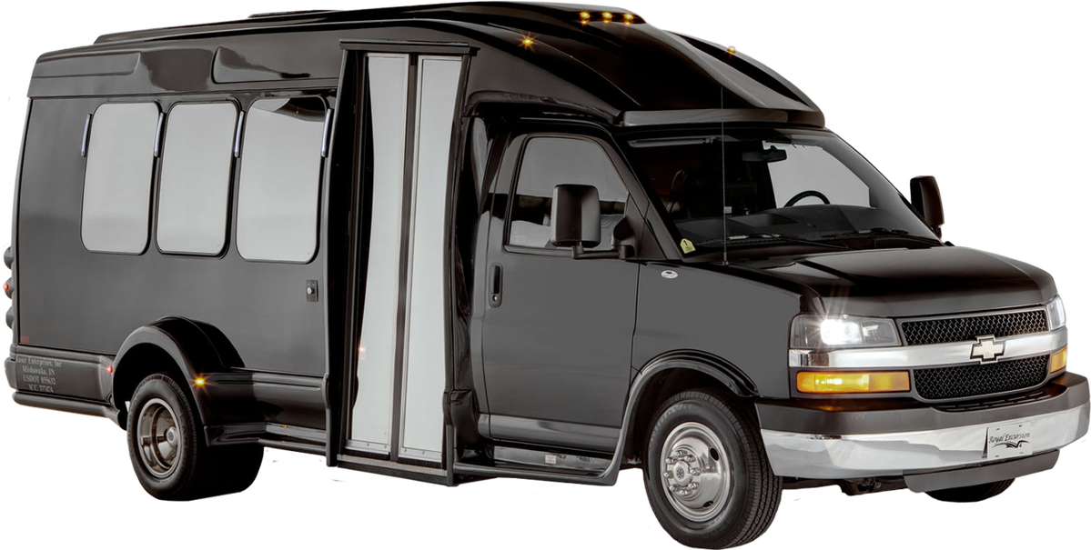 Our 12 Passenger Luxury Limo/party Bus Is The Choice - 10 Passenger Party Bus Clipart (1199x605), Png Download