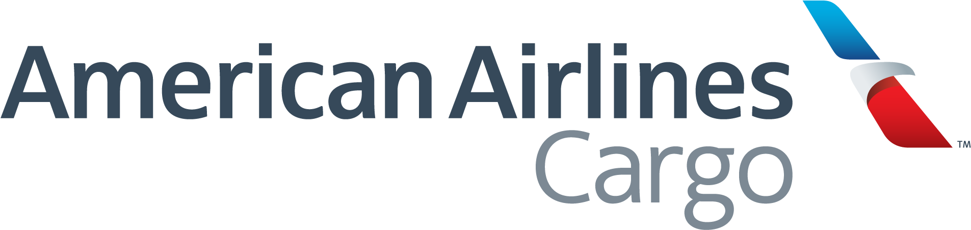 American Airlines Logo Png - American Airlines Cargo Logo Clipart (2444x684), Png Download