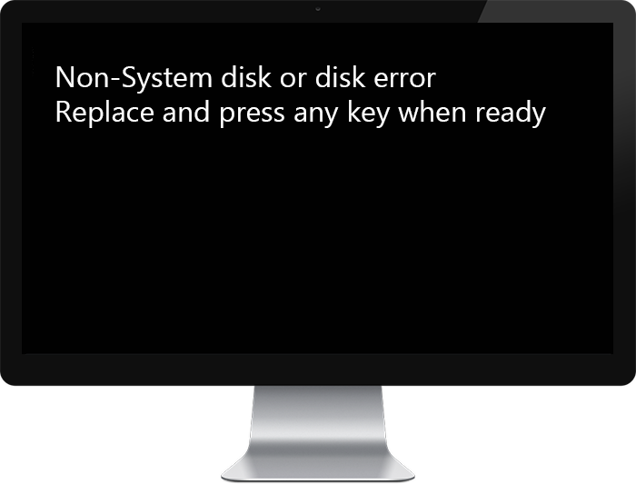 Fix Non-system Disk Or Disk Error Message On Boot - Non System Disk Error Clipart (700x533), Png Download