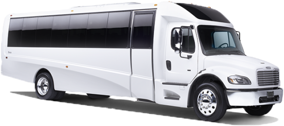 Party Limo Bus - Freightliner Bus Png Clipart (1024x435), Png Download