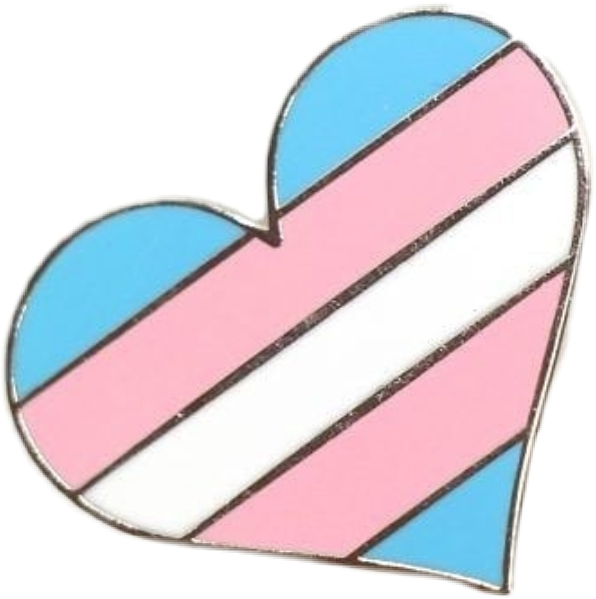#lgbtq #trans #pride #button #pins #sticker #png #freetoedit - Transgender Pin Clipart (596x599), Png Download