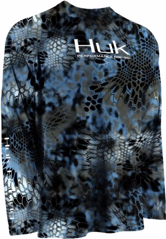 Huk Performance Fishing Men's Kryptek Raglan Long Sleeve - Huk Fishing Shirt Long Sleeve Clipart (777x478), Png Download