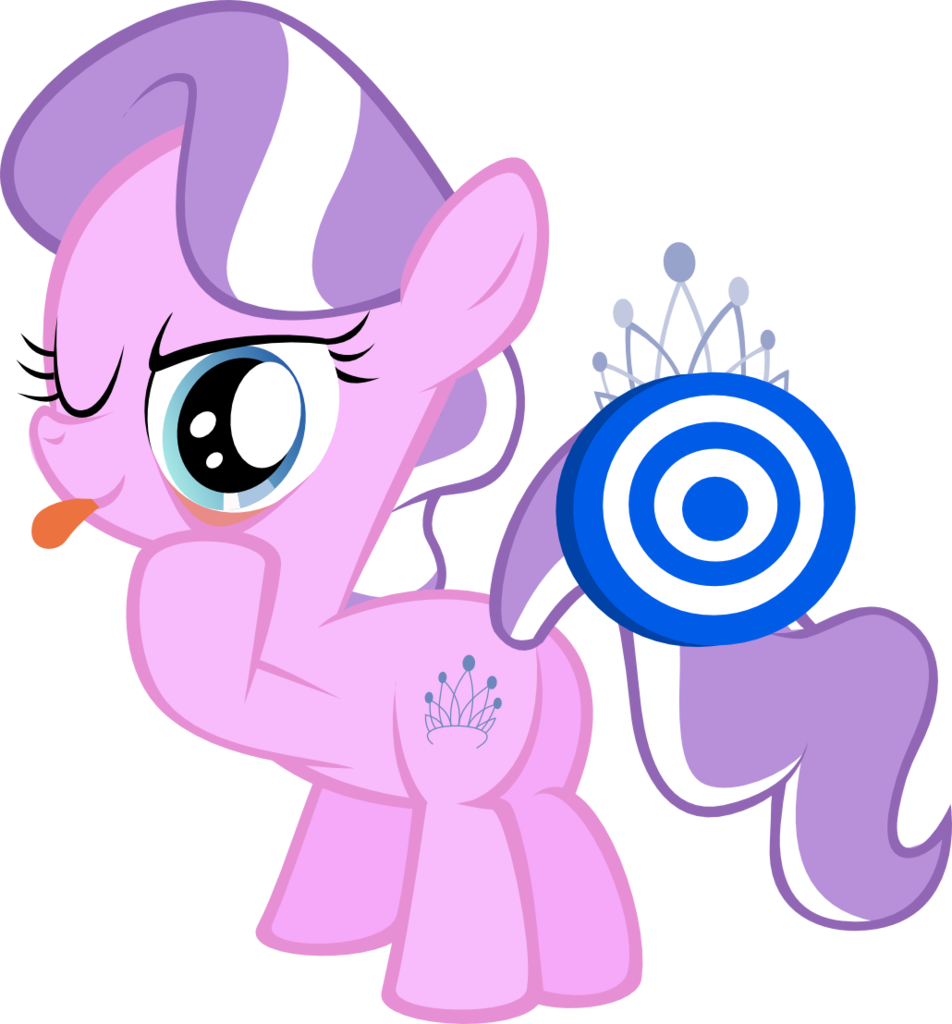 Mlp Tongue Click Png - Mlp Diamond Tiara Plot Clipart (952x1024), Png Download