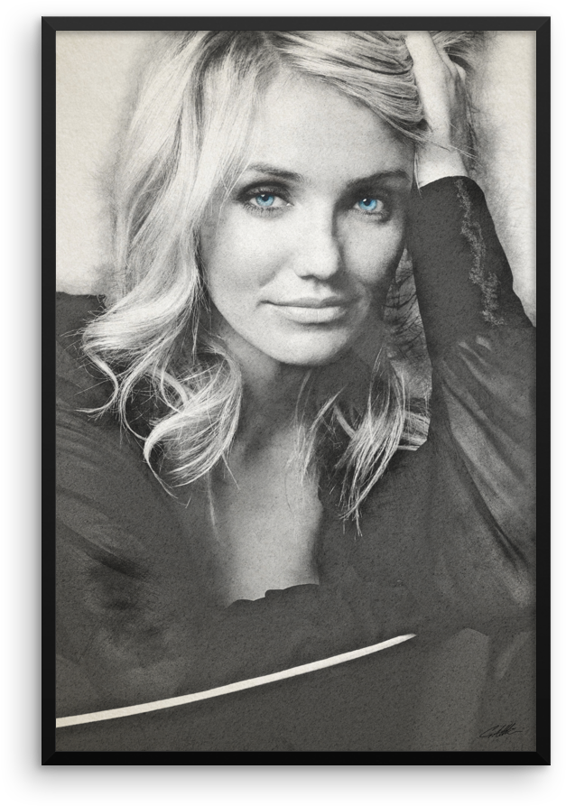 Camerondiaz Mockup Wall Original - Makeup For Capricorn Woman Clipart (1000x1000), Png Download