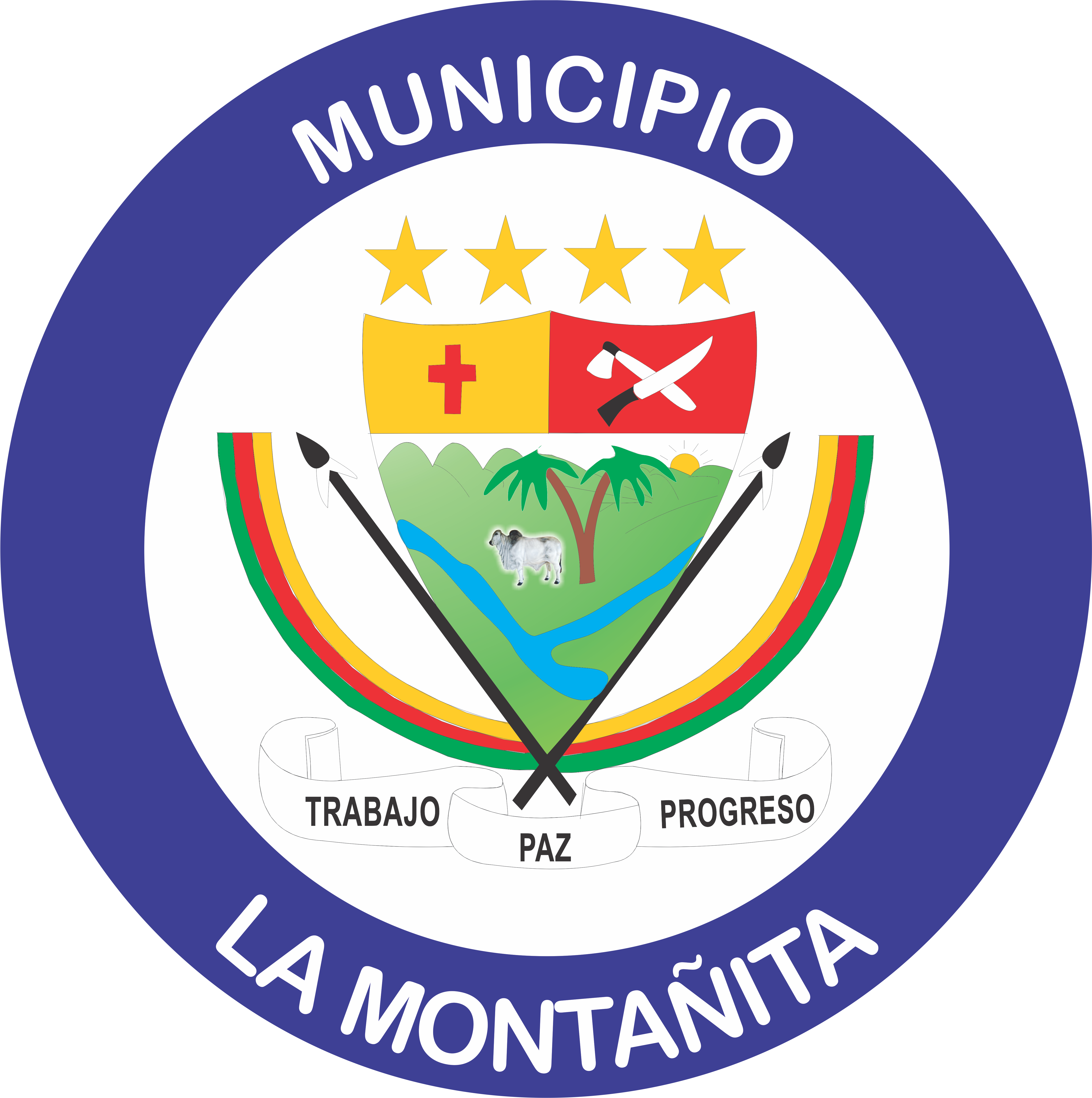 Escudo Municipio La Montañita Nuevo - Deped Las Pinas Logo Clipart (5465x5128), Png Download