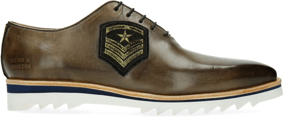 Oxford Shoes Jeff 26 Smoke Patch Rank Star - Sneakers Clipart (1024x1024), Png Download