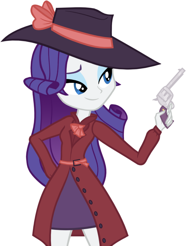 Rarity, Still We An Excited Look On Her Face, Hurried - Mlp Eg Rarity Detective Clipart (1024x1024), Png Download