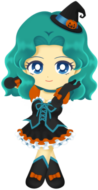 Sailor Moon Drops Neptune Clipart (500x639), Png Download