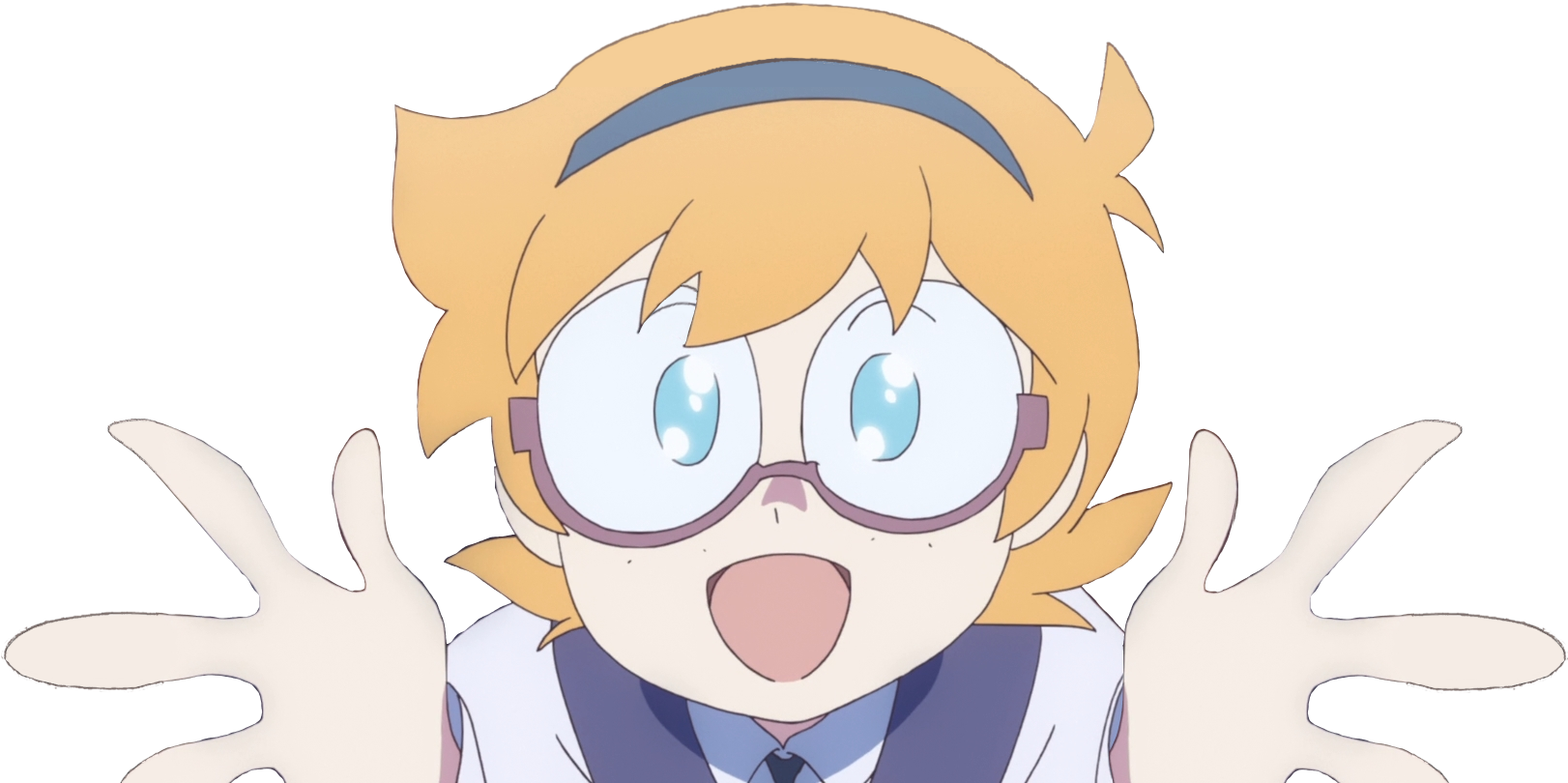 Little Witch Academia - Cartoon Clipart (1622x832), Png Download