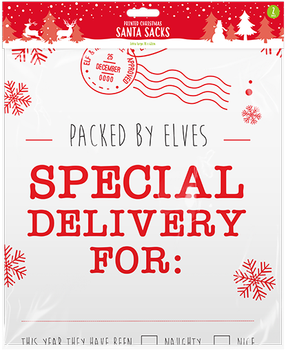 Christmas Printed Santa Sacks - Love Ny More Than Ever Clipart (800x620), Png Download