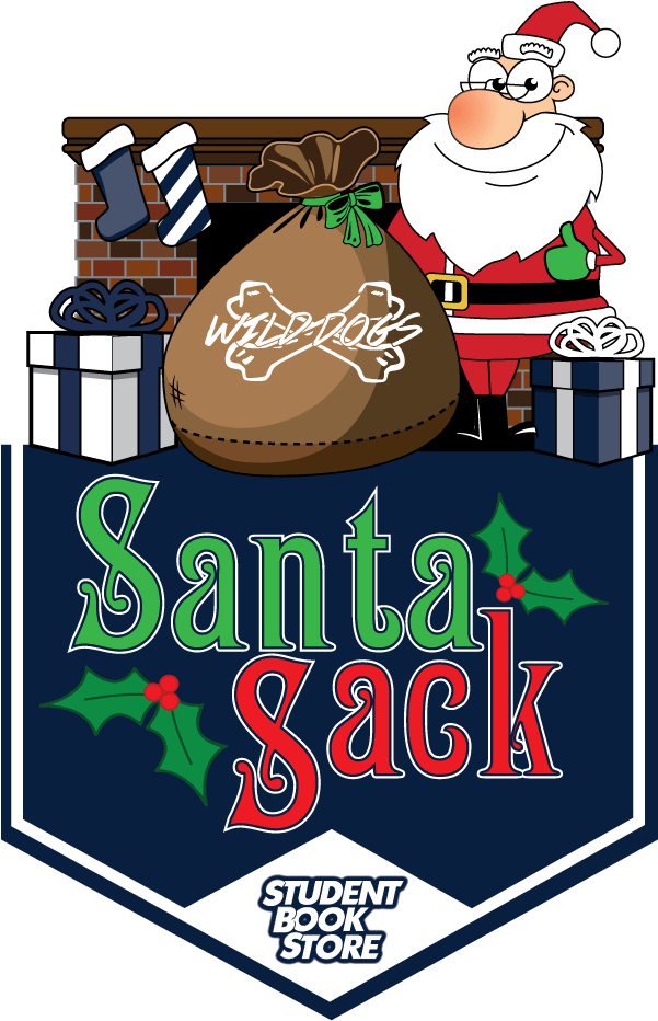 Wild Dogs Santa Sack Is Here The Place For - Illustration Clipart (1008x1008), Png Download