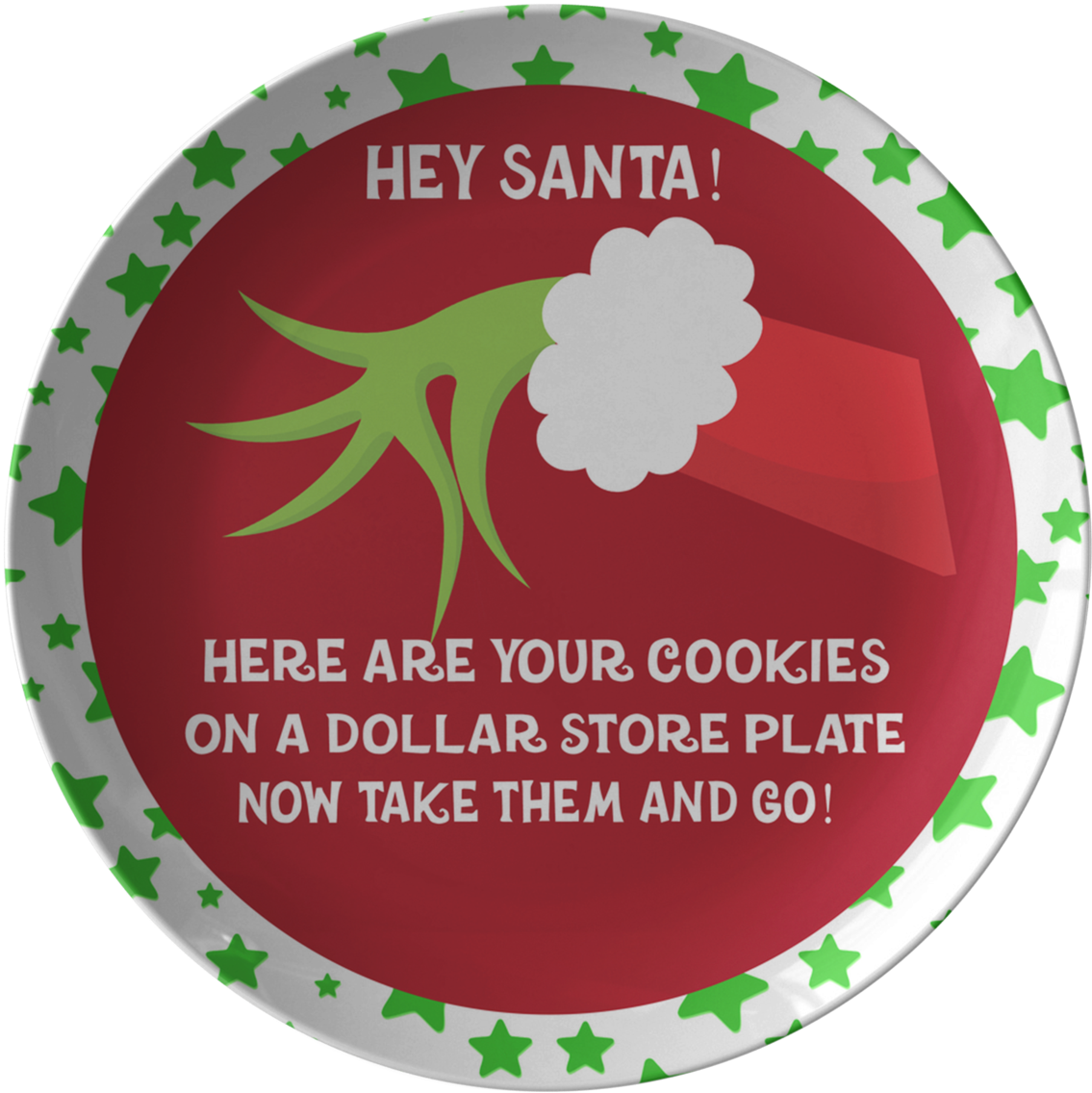 Cookies For Santa Plate - Label Clipart (1200x1200), Png Download