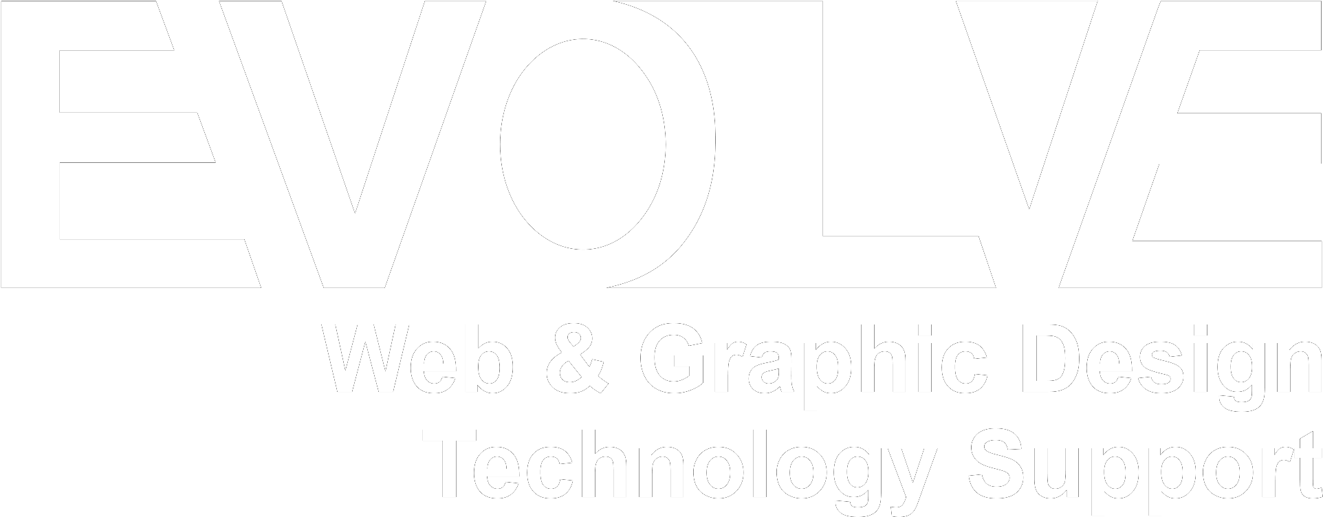 Evolve Tech Full Logo - Poster Clipart (1997x773), Png Download