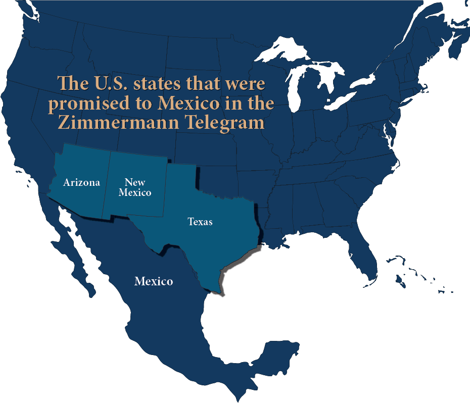 The Zimmermann Telegram March - United States Shape Clipart (930x798), Png Download