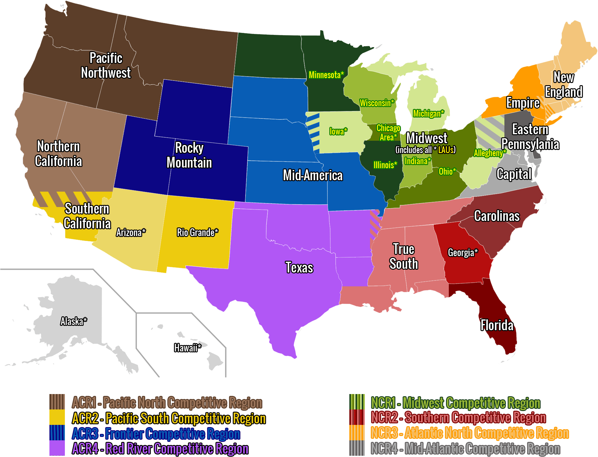 Usa Club Rugby Map - 2020 Election Prediction Map Clipart (1936x1481), Png Download