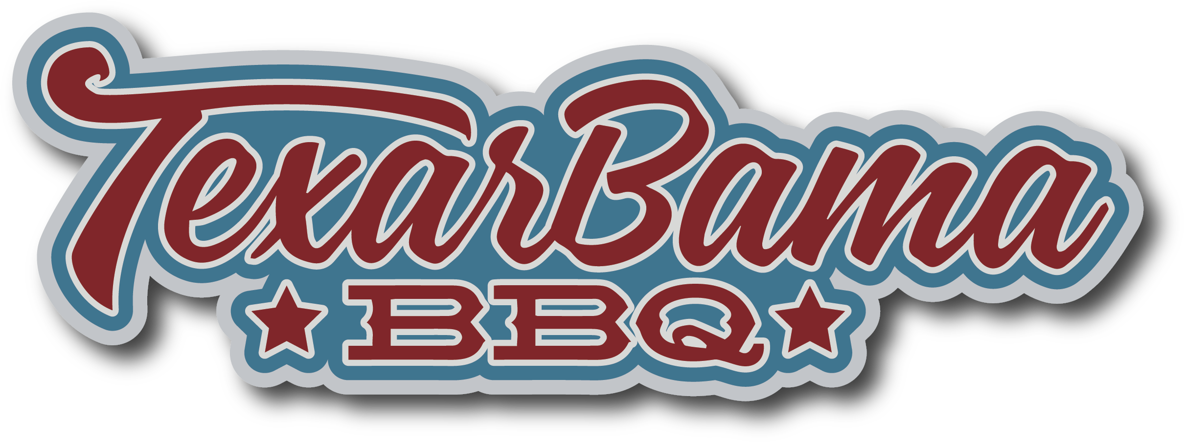 Bbq Brisket Ribs Restaurant Bar Fairhope Alabama Texarbama Clipart (2420x905), Png Download