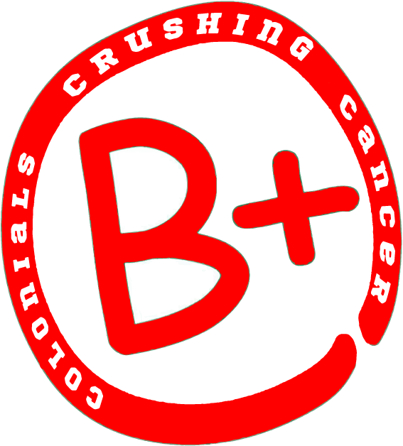 Colonial's Crushing Cancer - B+ Foundation Logo Clipart (612x792), Png Download