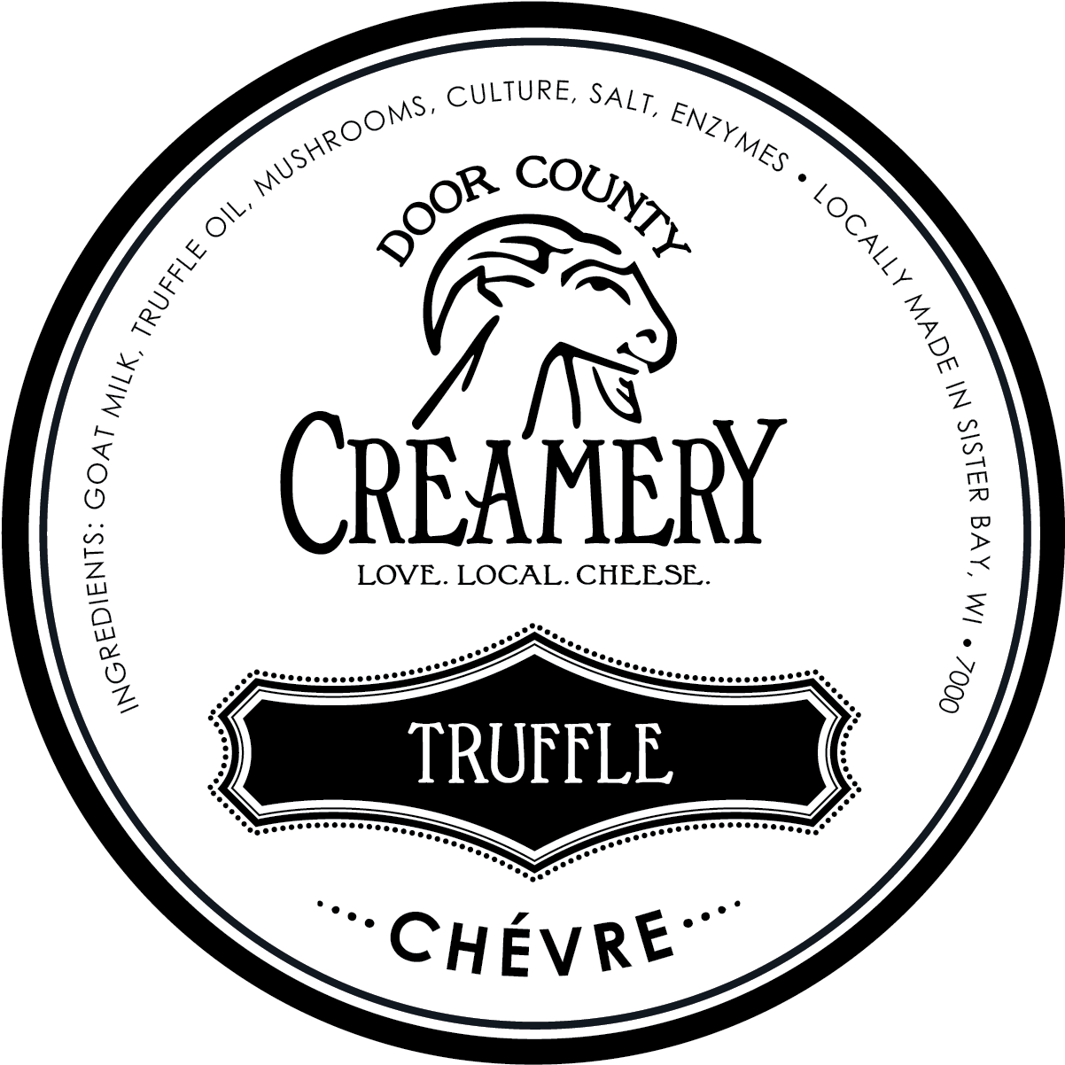 Truffled Chèvre - Circle Clipart (1276x1276), Png Download