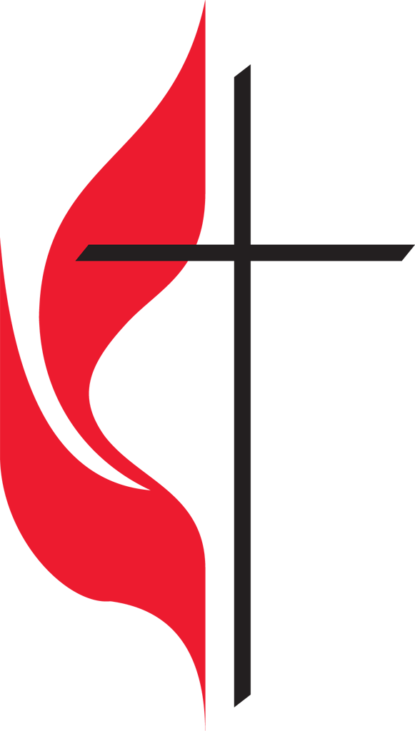 Umc Logo - United Methodist Church Cross Clipart (581x1024), Png Download