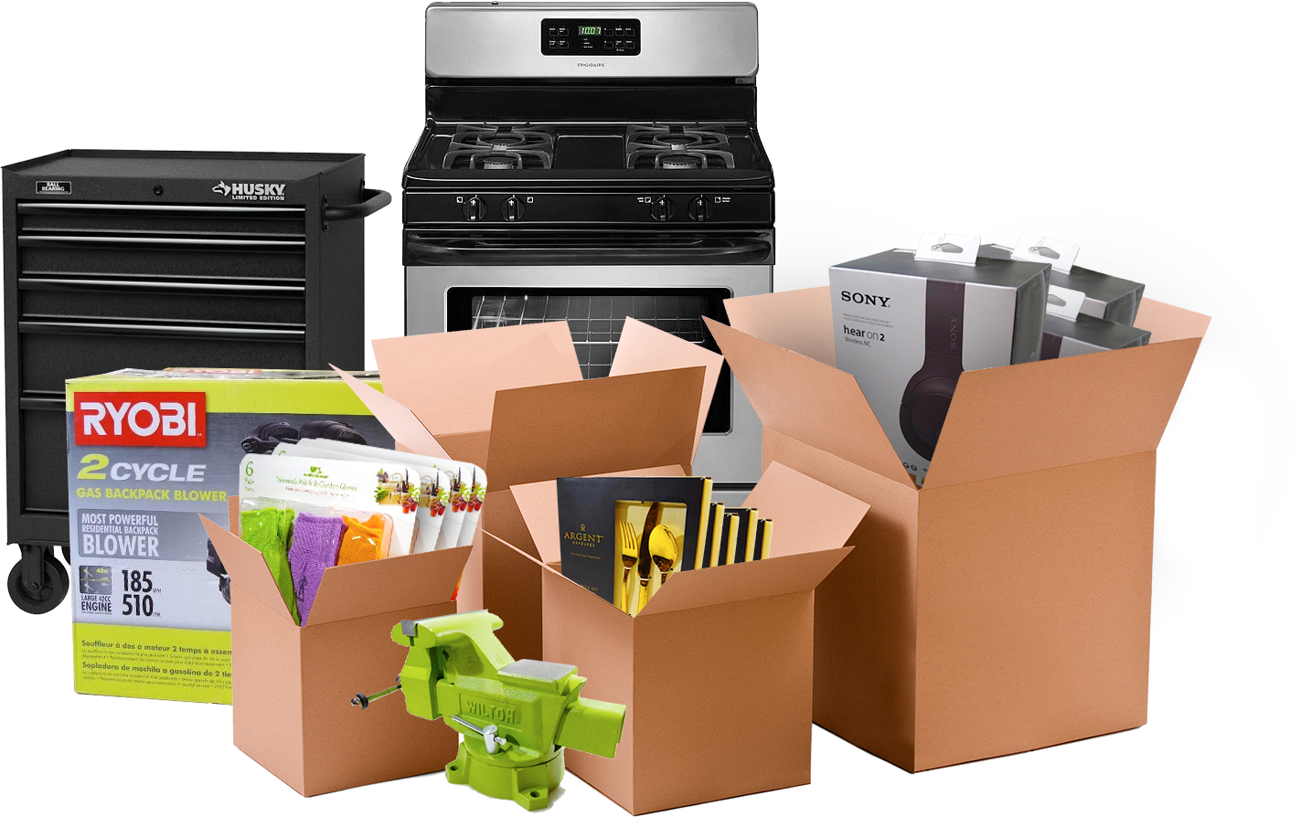 Great Deals On Overstock Items - Carton Clipart (1423x894), Png Download