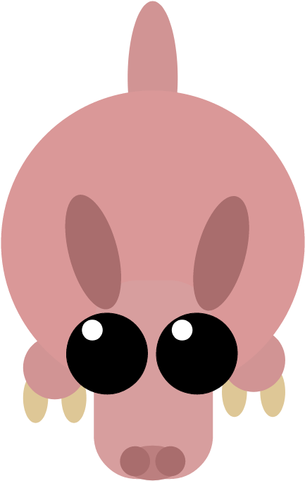 Aardvark - Cartoon Clipart (1100x1100), Png Download