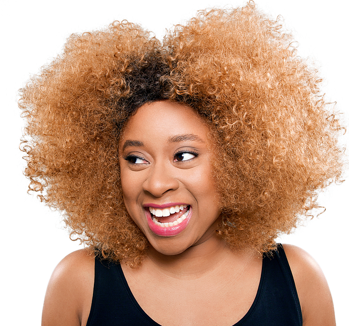 Phoebe Robinson Book - Phoebe Robinson Afro Clipart (721x673), Png Download