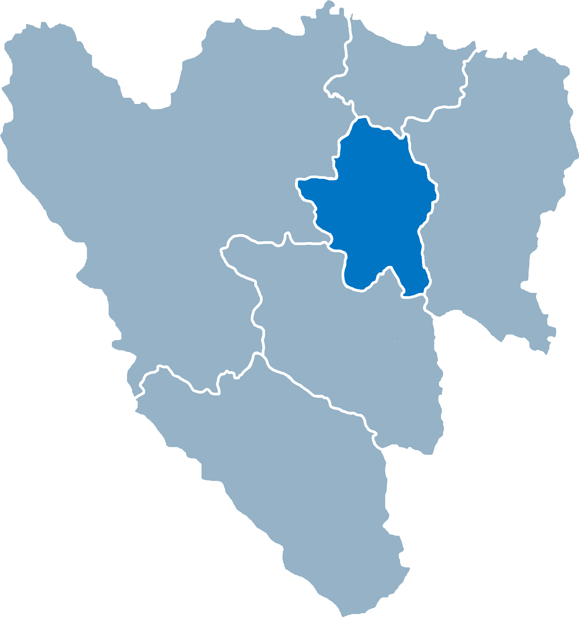 Deanery Of Banja Luka Location Map - Mapa Do Brasil Em Vetor Clipart (2000x2114), Png Download