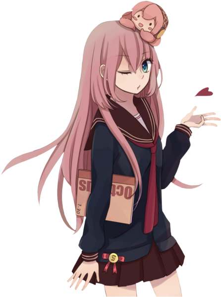 Vocaloid Luka Anime Luka Clipart (600x600), Png Download