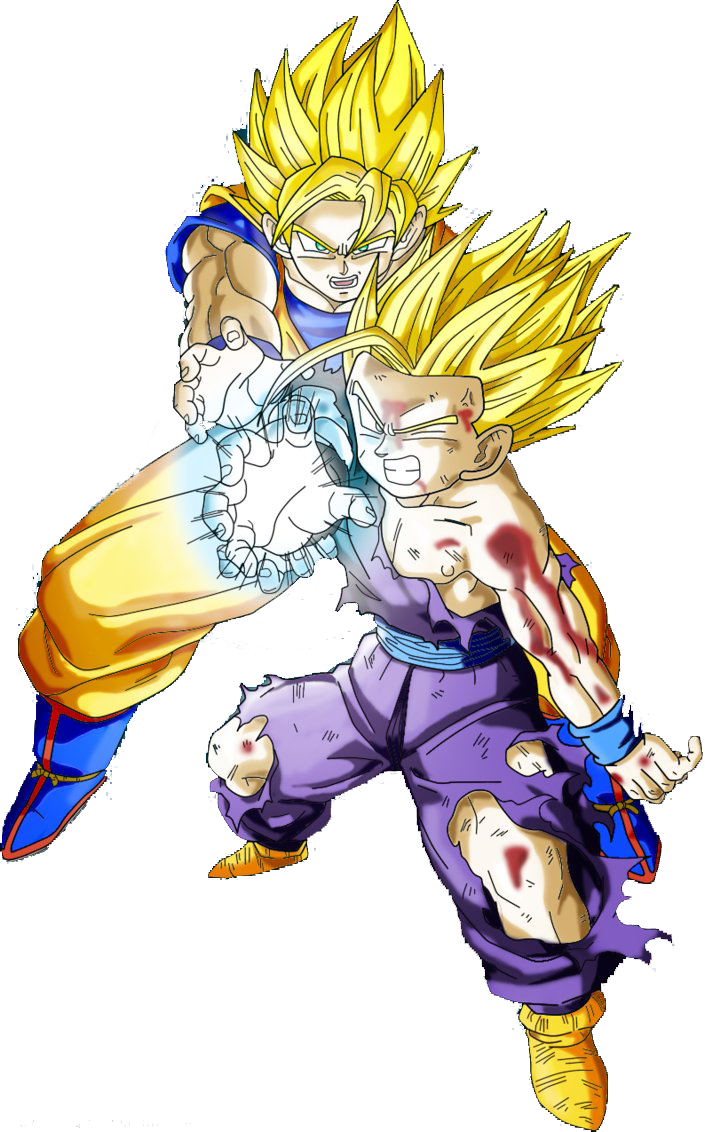 Download Download Kamehameha Transparent Gohan - Goku E Gohan Vs ...