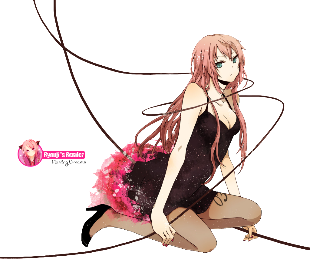 Megurine Luka Render Photo 297 - Anime Clipart (1023x892), Png Download