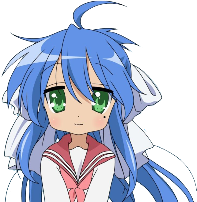 Awaiting The Next Comp, Sir - Lucky Star Konata Clipart - Png Download (900x675), Png Download