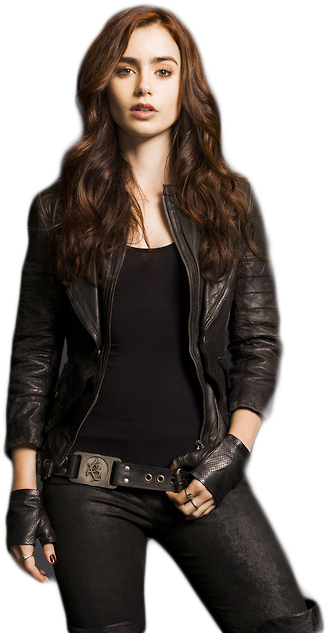 Lily Collins The Mortal Instruments City Of Bones Clipart (500x667), Png Download