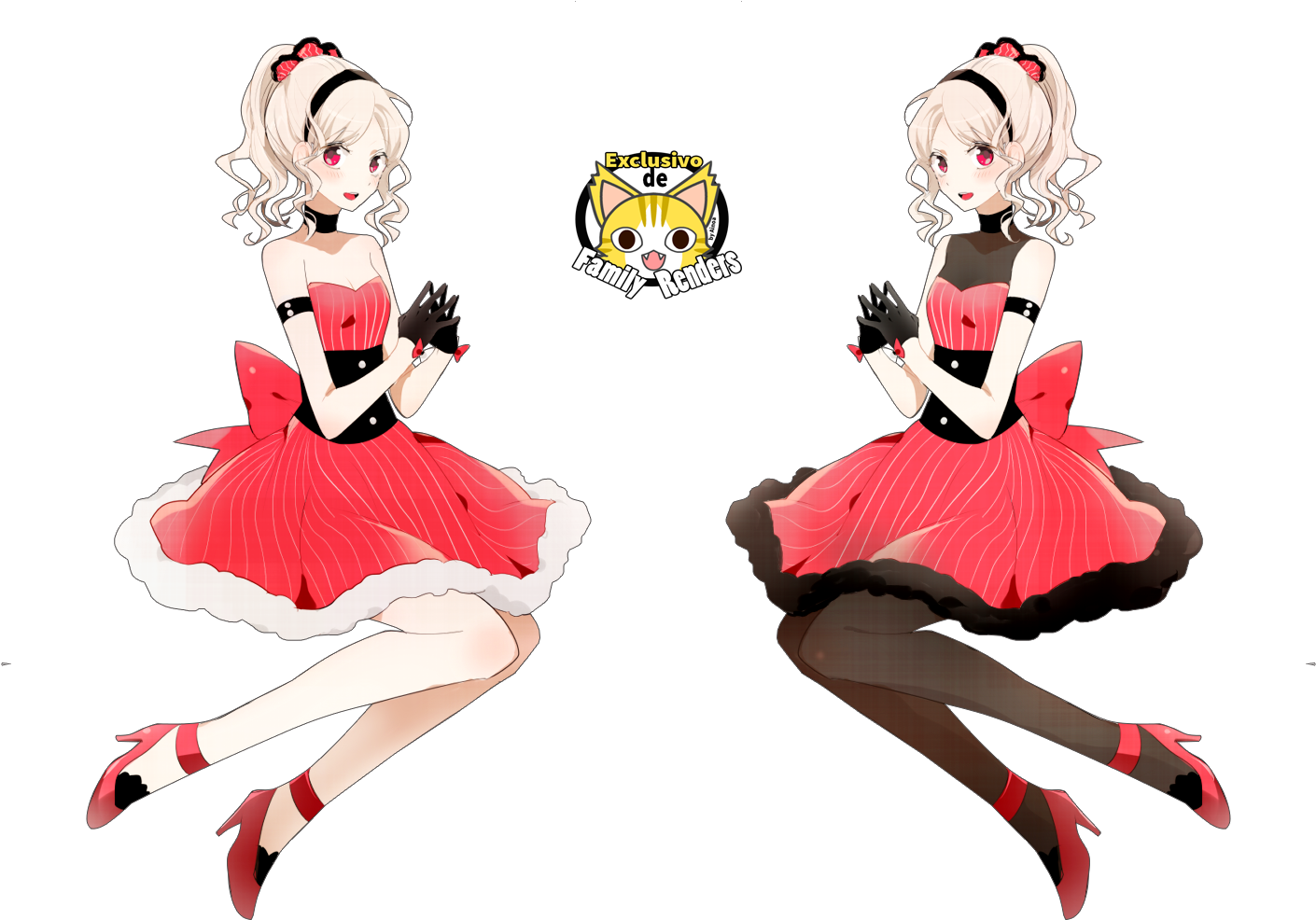 Diabolik Lovers Yui Family Clipart (1530x1110), Png Download