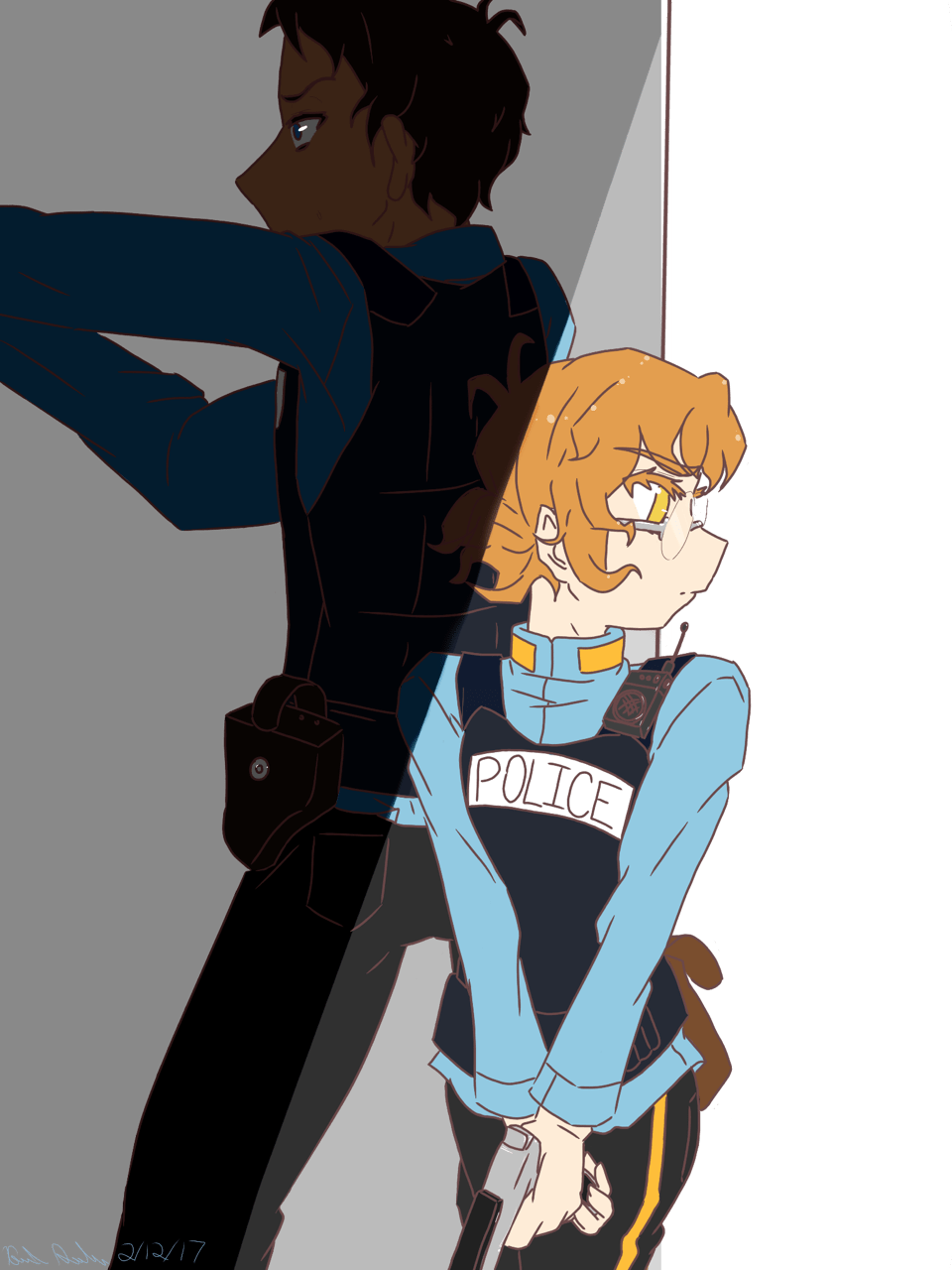 Voltron Klance Police Au Clipart (960x1280), Png Download